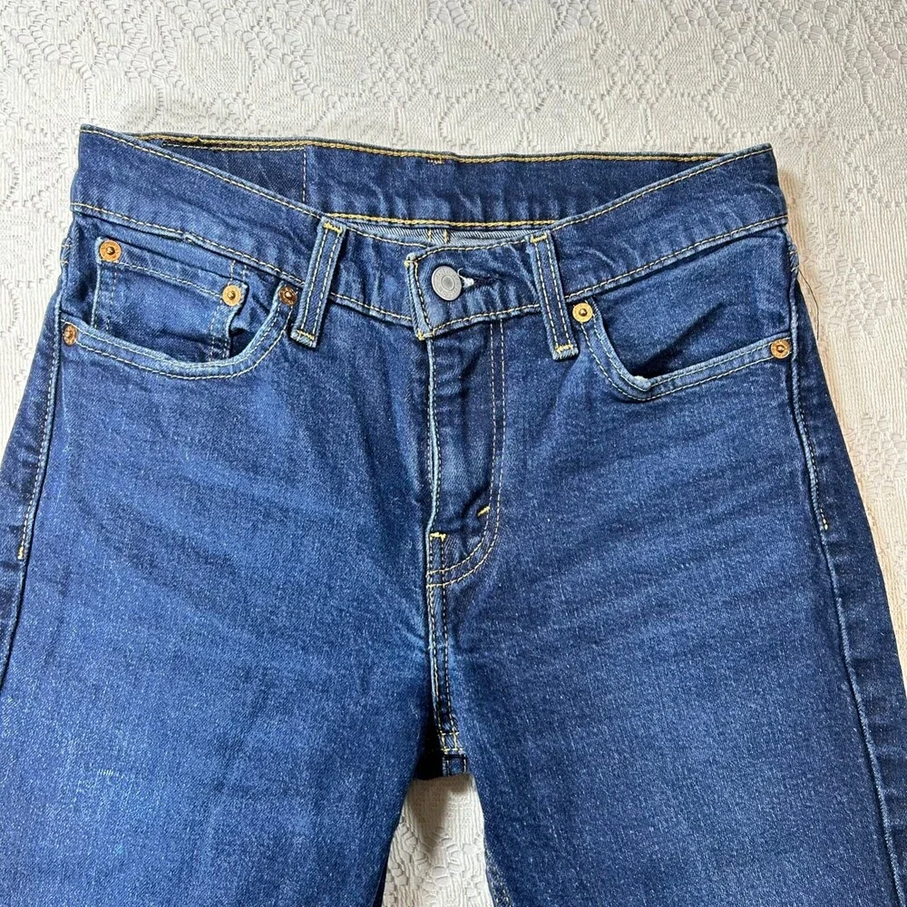 Levi's 511 Men's Jeans 29x30 Slim Fit Blue Denim Cotton Straight